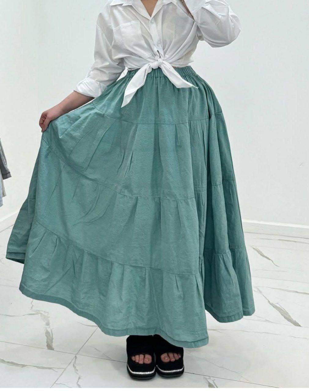 دامن رنگی رنگی